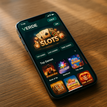 Verde Casino - Mobile Platform Interface - Responsive Design